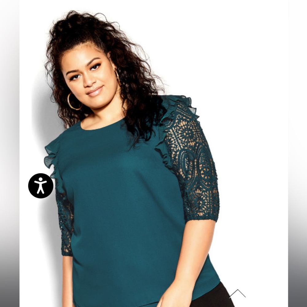 City Chic Blouse Top